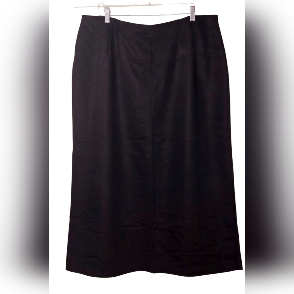 BGC Women's Plus Size 20 Skirt Straight Black Pencil Business Casual Formal
